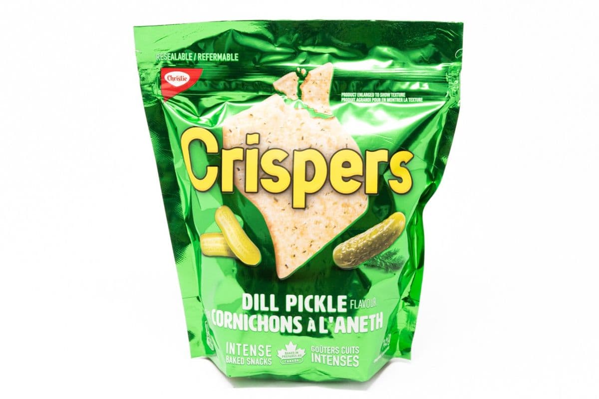 Crispers Chips Crackers Dill Pickles (145 g)