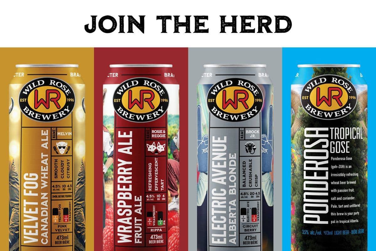 Wild Rose The Herd Mix (8 x 473 ml)