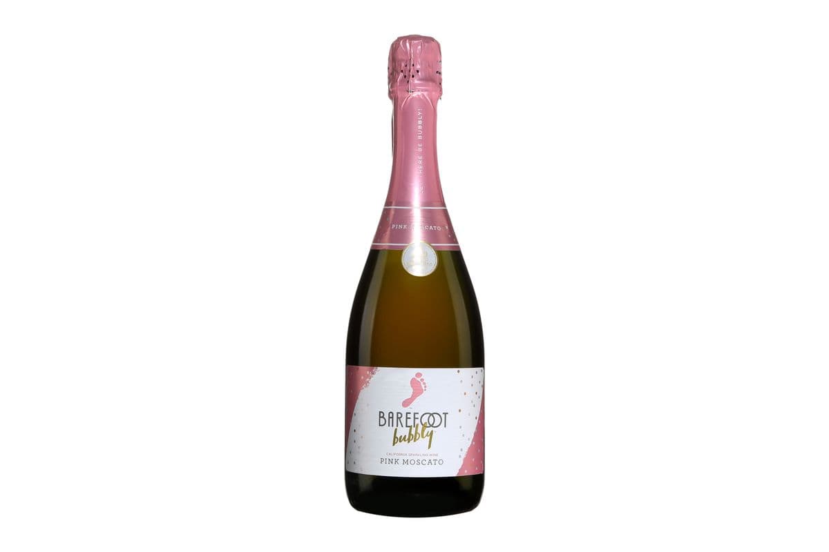 Barefoot Bubbly Pink Moscato (750 ml) (1 x 750ML)