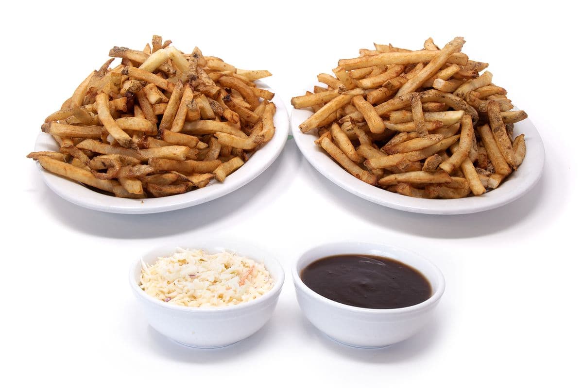 2 Box Family Fries Special with LG Gravy and Coleslaw