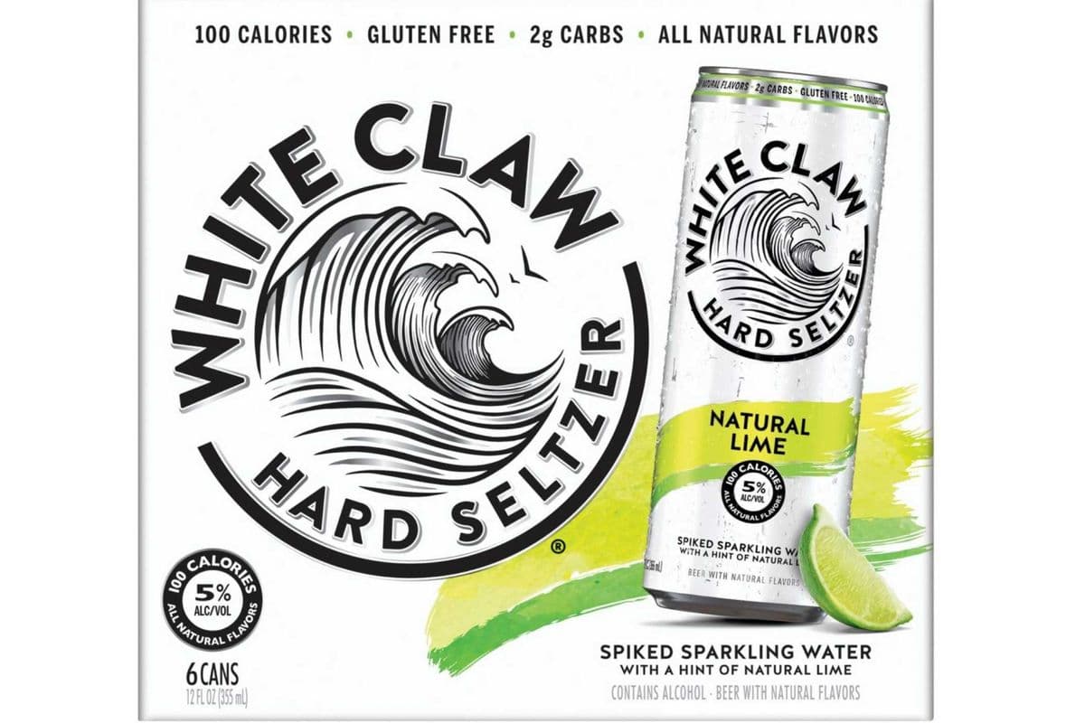 White Claw Natural Lime (6 Packs) (6 x 355ML)