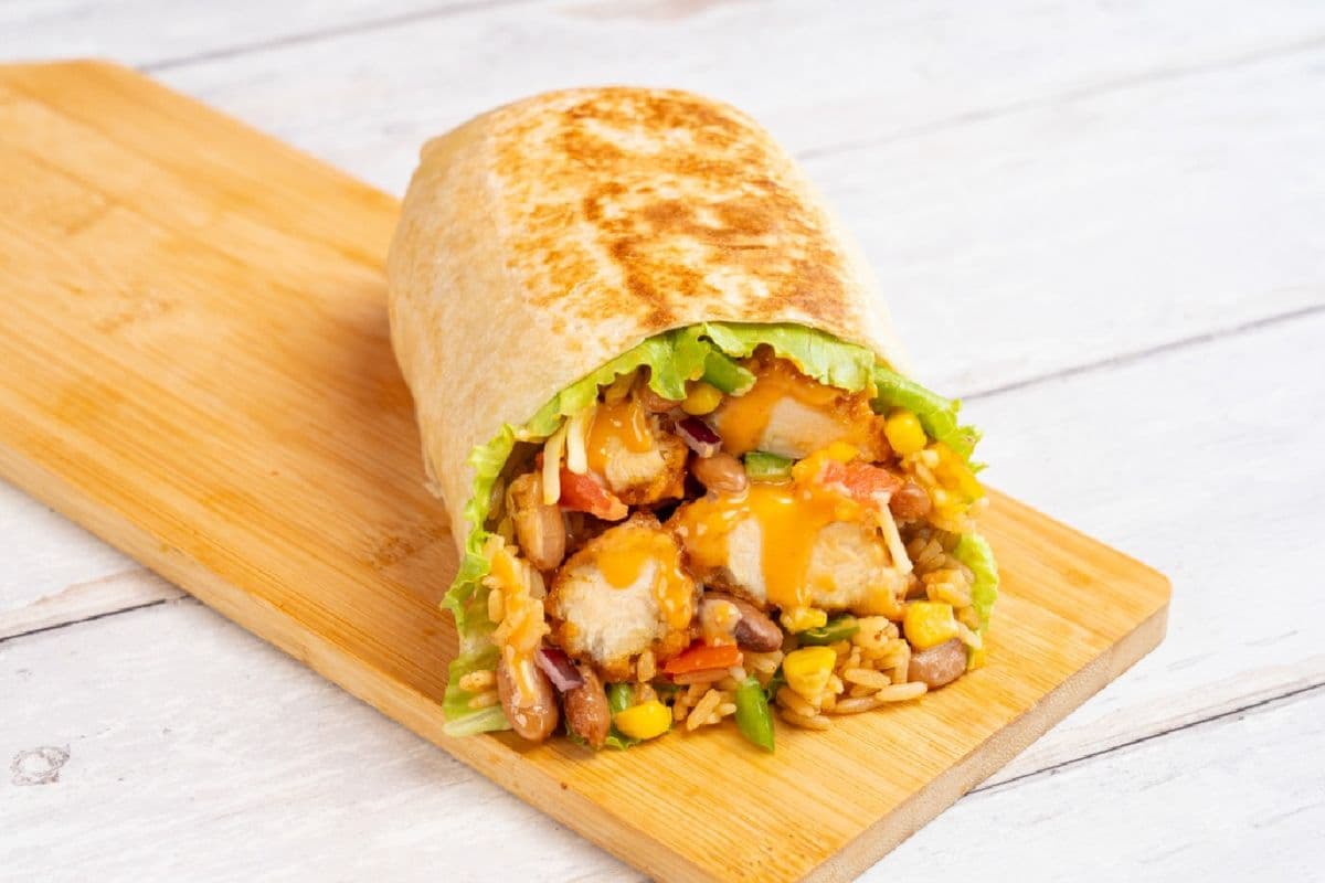 Crunchy Chicken Burrito