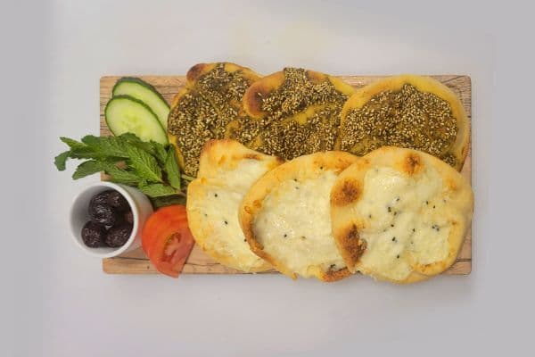 Manakish (Mini Lebanese Pizzas)