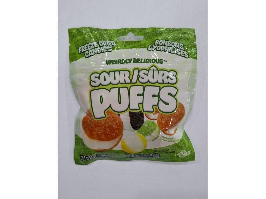 Weirdly Delicious Freeze Dried Sour Skittles 34g Crunchy Candies