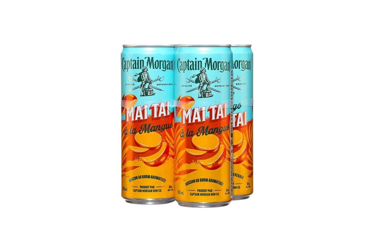 CAPTAIN MORGAN MANGO MAI TAI 4 PK (4 x 355ml)