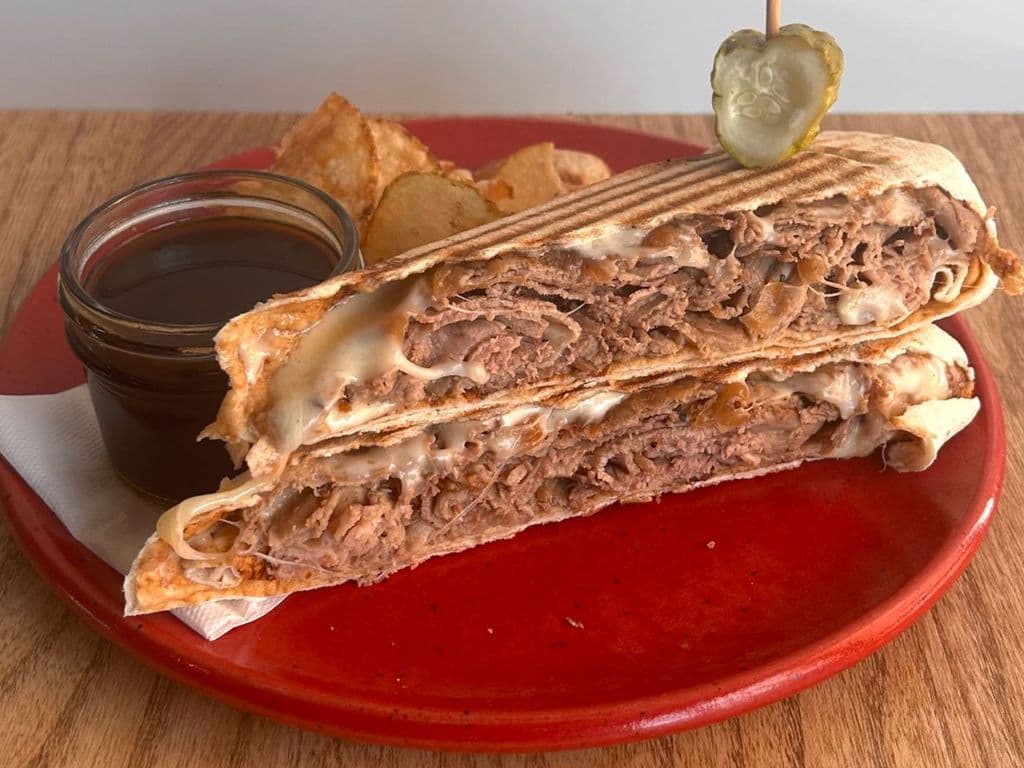 Roast Beef Panino Dip with Au Jus - OO