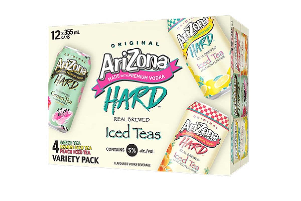 Arizona Hard Iced Tea Mixer (12 Pack Cans) (12 x 355 ml Cans)