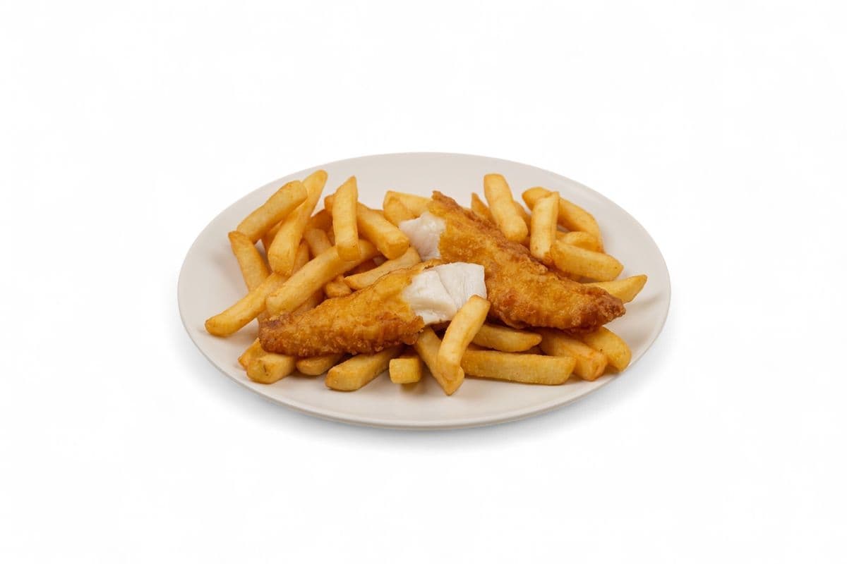 Cod Fish and Chips (2 pcs)