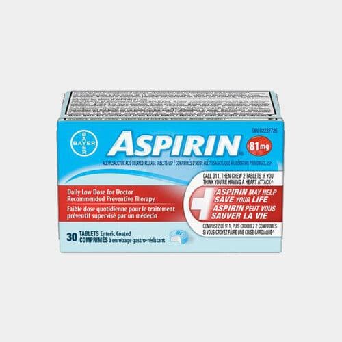 Aspirin (30 ocmprimés) / Aspirin (30 tablets)