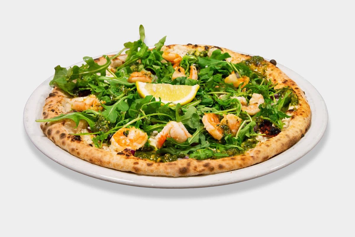 8" Small Prawn Pesto Pizzetta Combo
