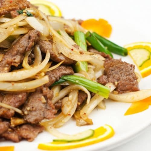 Beef with Ginger / 葱姜牛肉