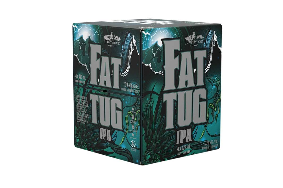 Driftwood Fat Tug IPA 4 Pack Tall Cans (4 x 473ml)