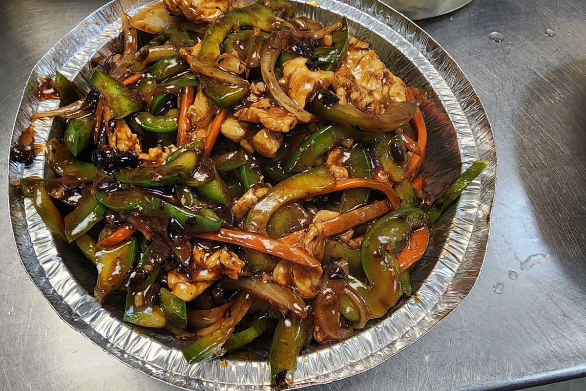 Green Pepper Black Bean Chicken