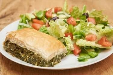 Spanakopita & Salad