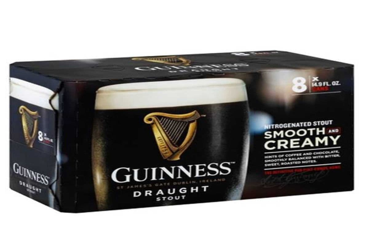 Guinness Draught (8 Cans) (1 x 355ML)