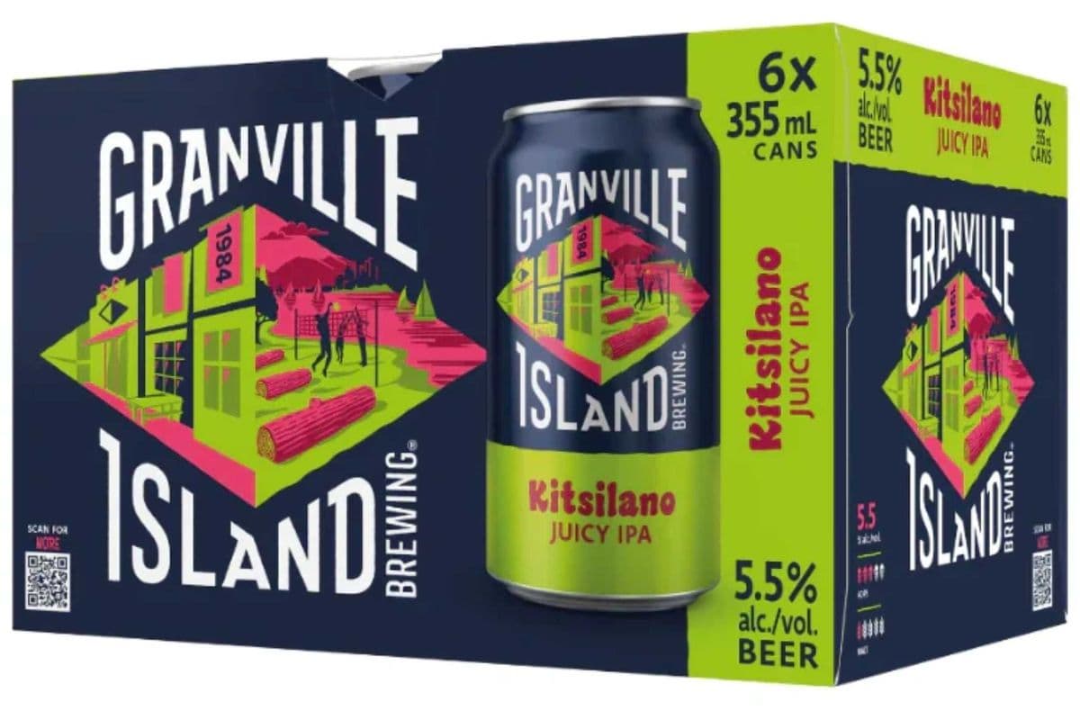 Granville Island Kitsilano Juicy IPA (6 x 355ml)