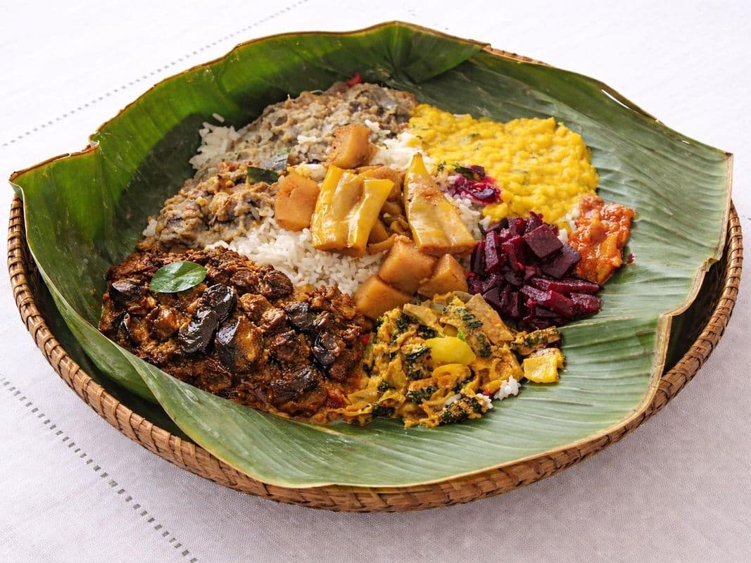 Veggie Banana Leaf Meal