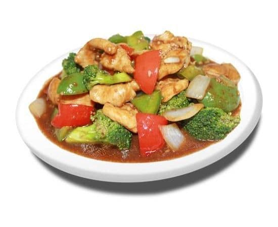 45. Poulet ou bœuf avec 5 épices avec riz / Chicken or Beef with Five Spices with rice / 五味鸡(牛)