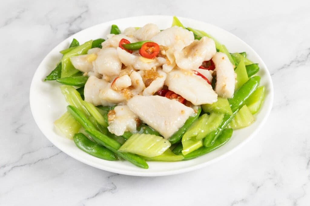 Deep-Fried Breaded Fish Fillet with Sweet and Sour Sauce