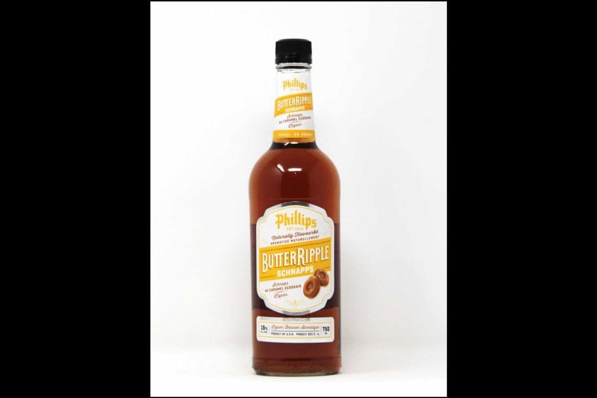 PHILLIPS BUTTER RIPPLE SCHNAPPS (1 x 750ML) (1 x 750ML)