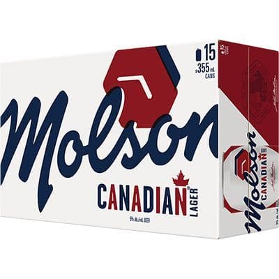 Molson Canadian, 15 x 355 ml