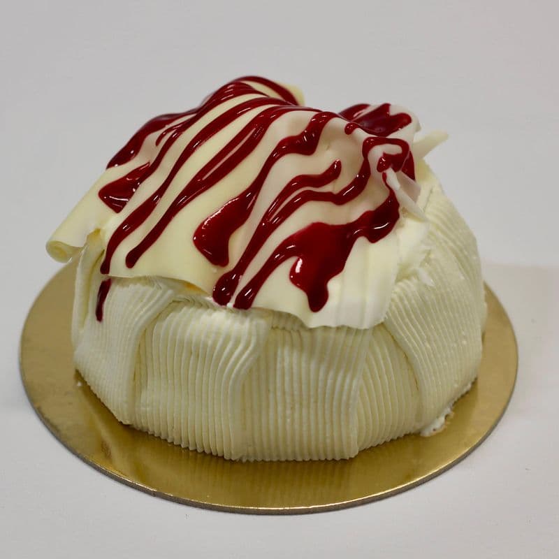 6" White Chocolate Raspberry Cheesecake