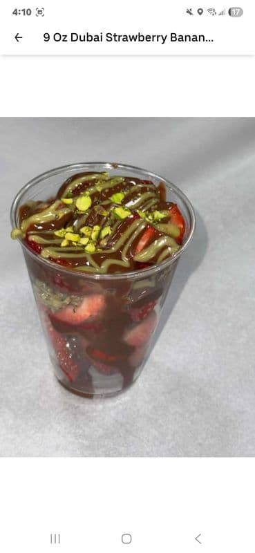 9 Oz Dubai Strawberry Cup
