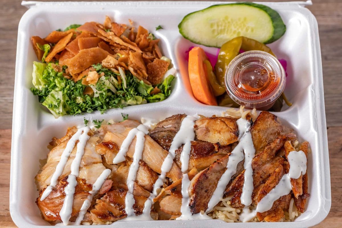 Charcoal Chicken Shawarma (Meal with Rice)