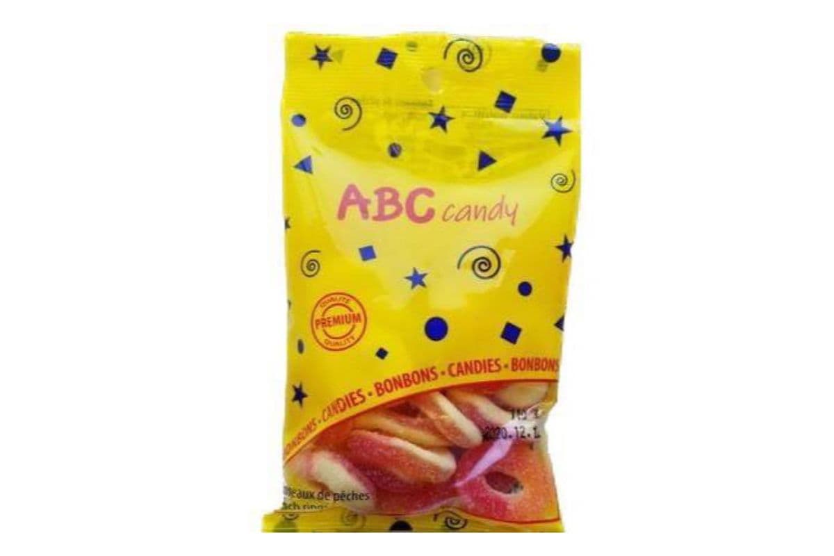 ABC Candy - Sac - Anneaux de Pêches / Bag - Peach Rings (100 g)