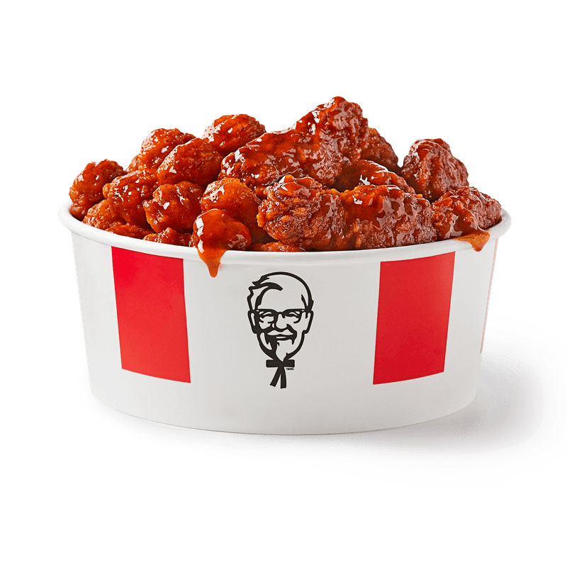 Zinger Drip Half Popcorn/Half Hot Wings Bucket