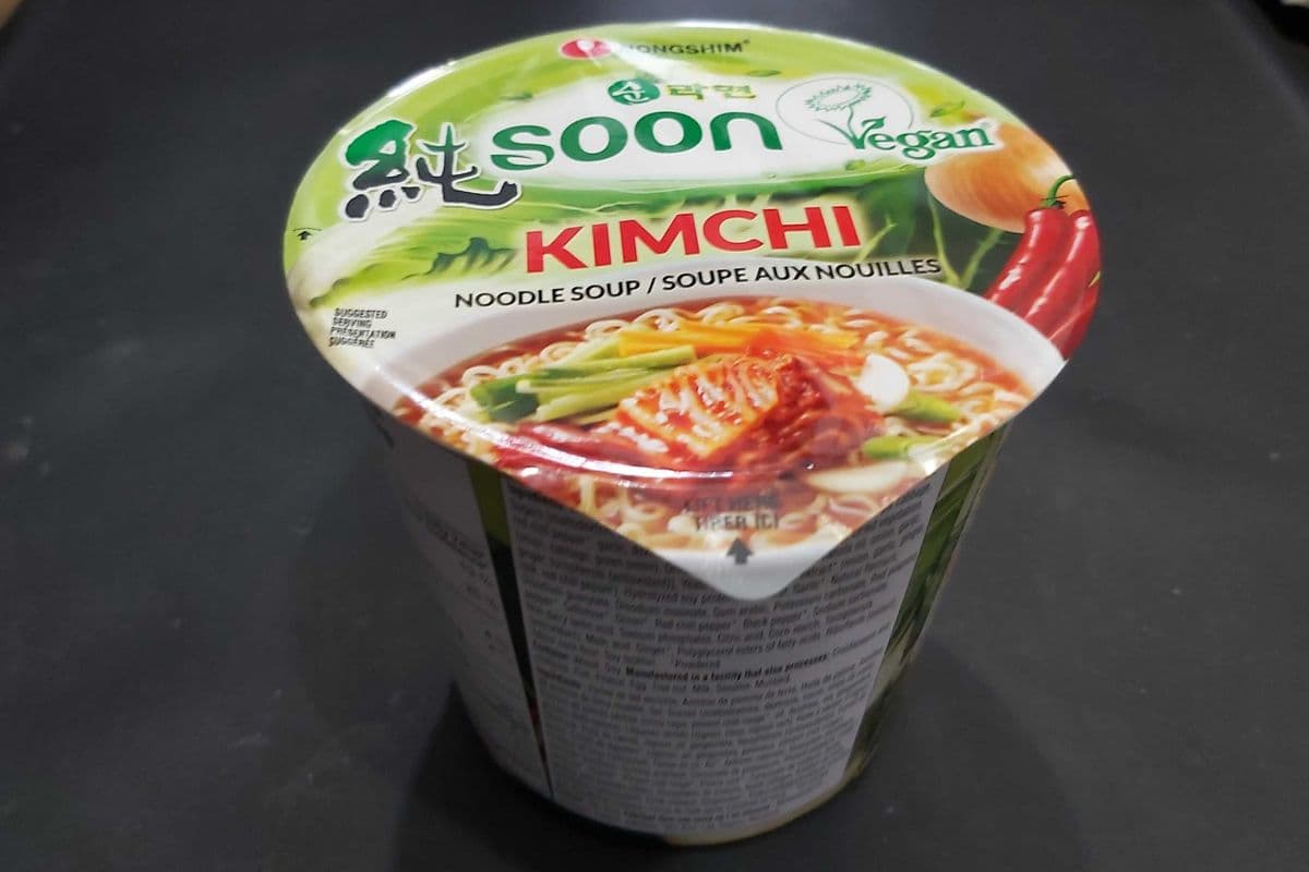 Nongshim 纯 Soon 杯面 Kimchi noodle soup / Nongshim 纯 Soon Bowl Soup 75g
