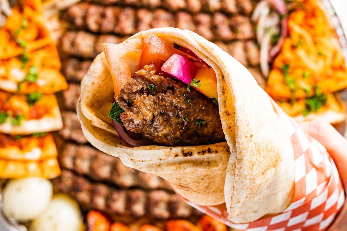 Halabi Kabab Sandwich