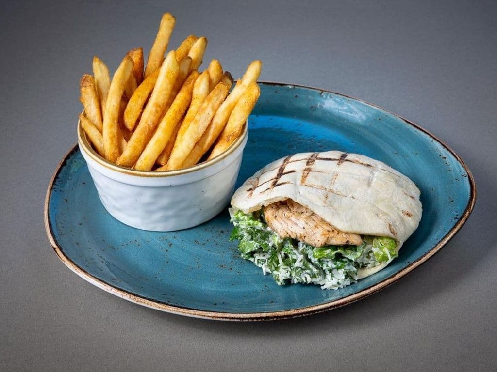 Peri Chicken Caesar Pita with 1 Side