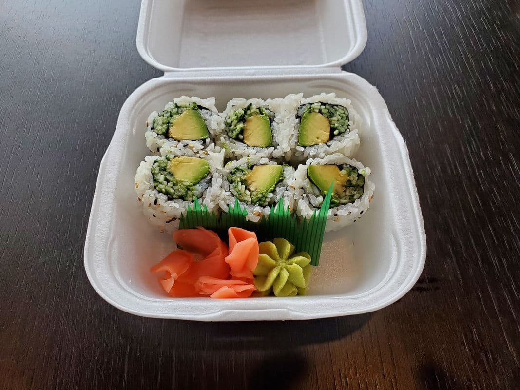 53. Avocado Cucumber Roll (6 pcs)