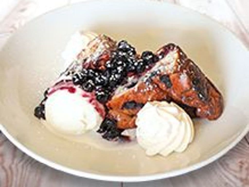 Blueberry Bread Pudding