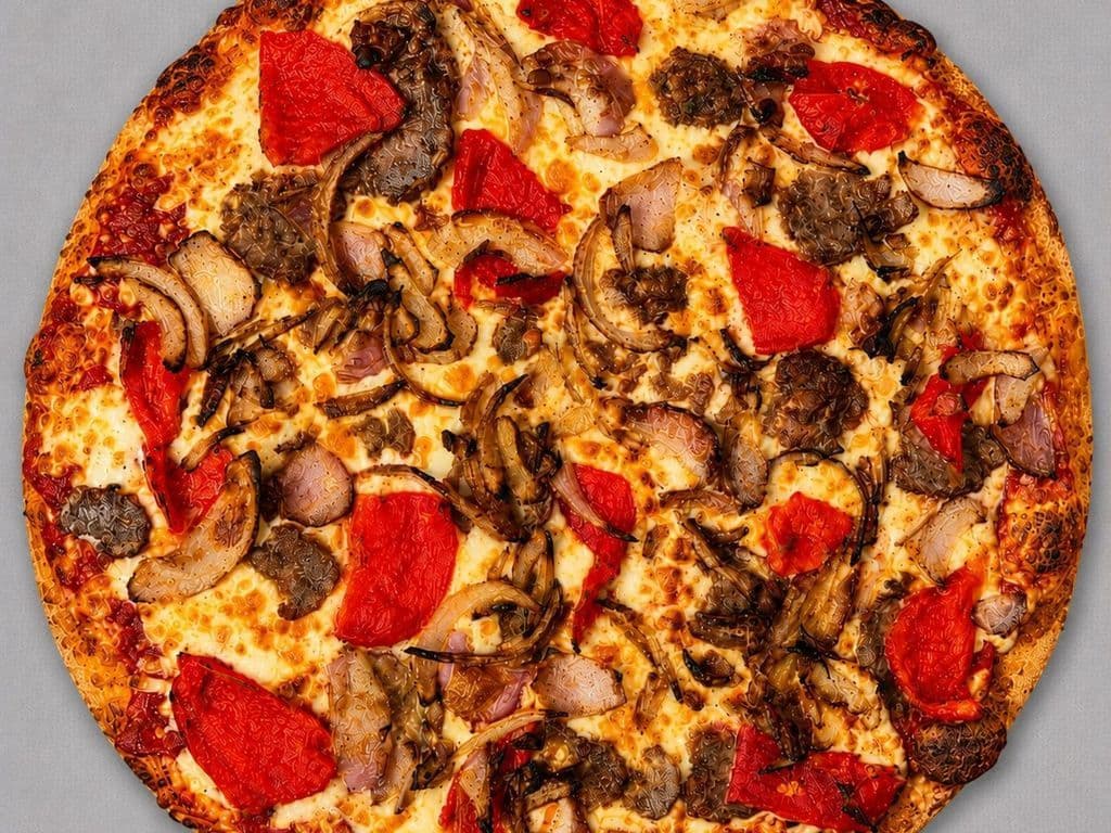 Meatball & Caramelized Onion Pizza