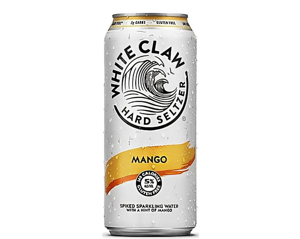 White Claw Mango, 473mL hard seltzer (5% ABV)