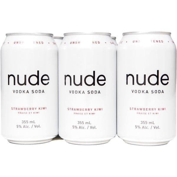 Nude Strawberry-Kiwi (6 x 355 ml cans)