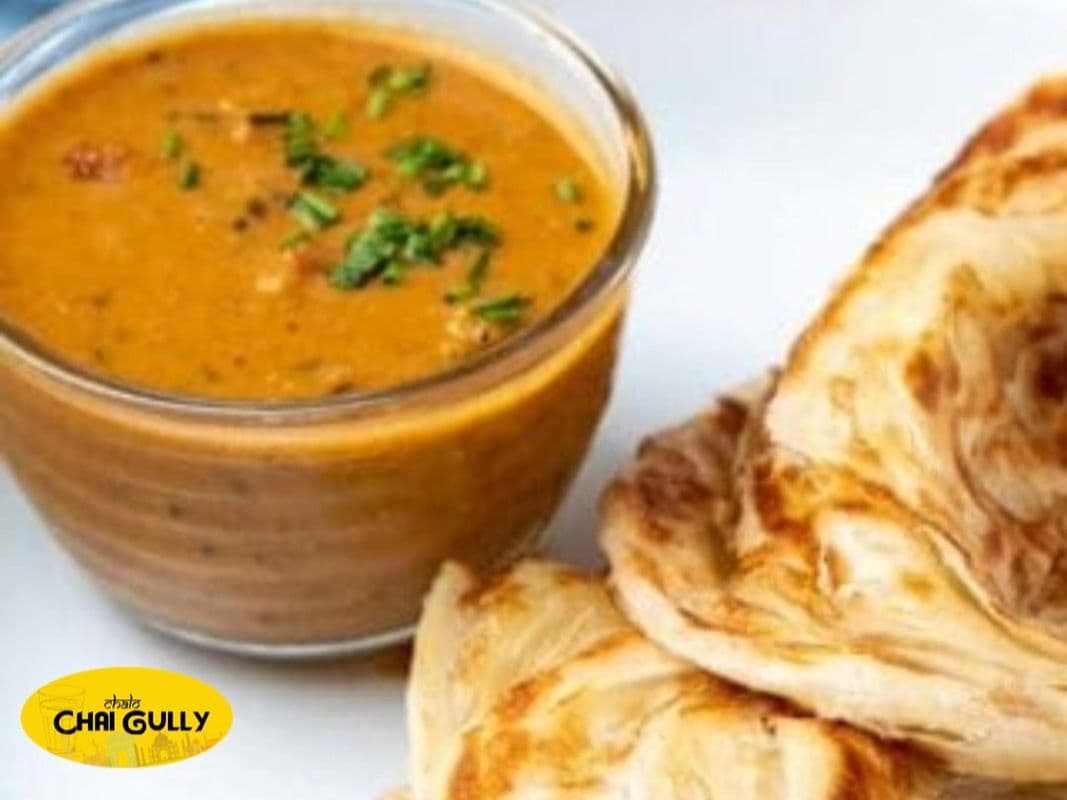 Chicken Coconut Curry w/ Laccha Paratha