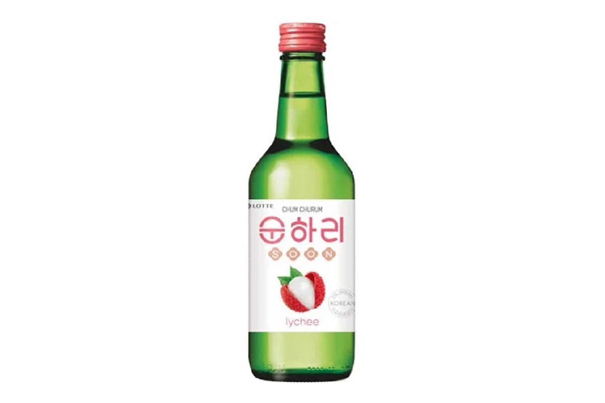 Chum Churum Soju Lychee (360 ml Bottle) (1 x 360 ml)
