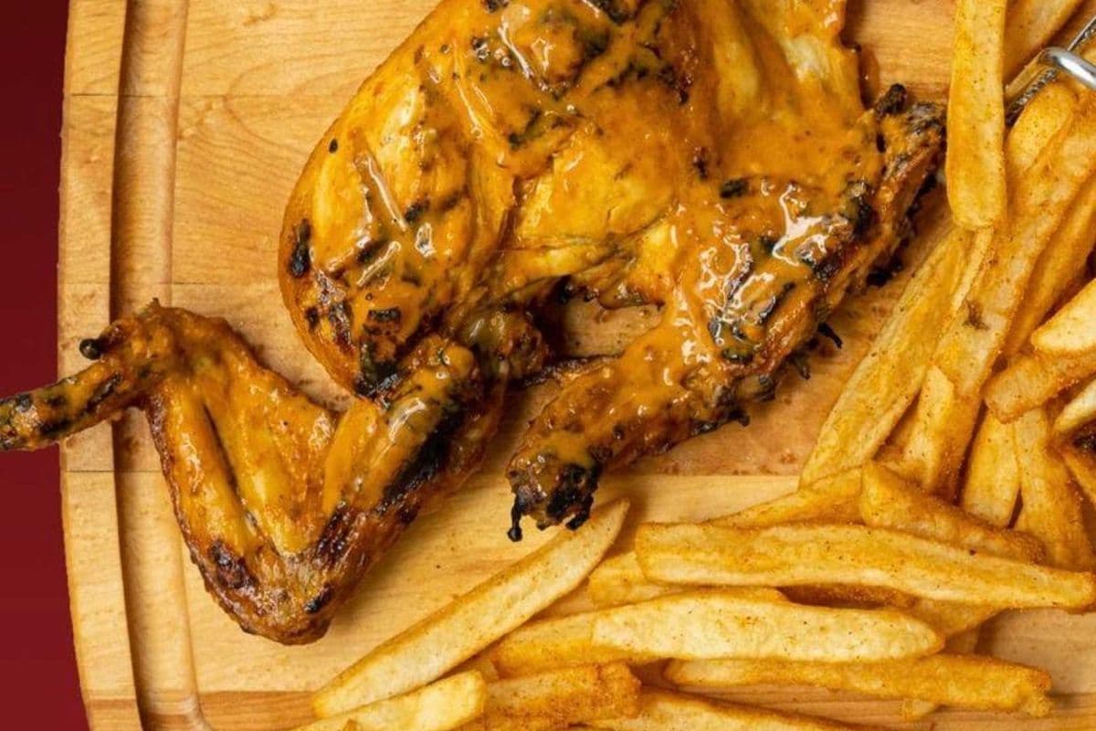 1/4 chicken (breast and wing) with 1 side