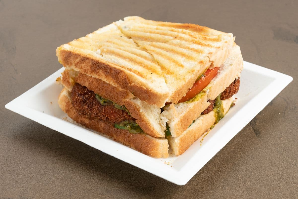Vegetable Club Sandwich