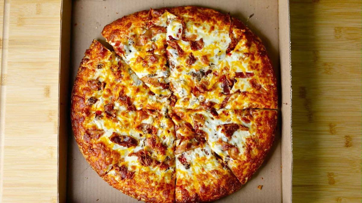15" Bacon Cheeseburger Pizza