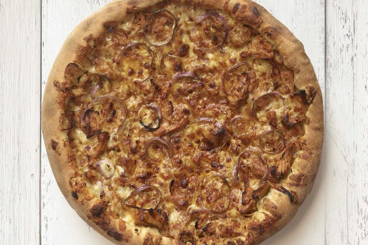 Pizza 16" porc effiloché