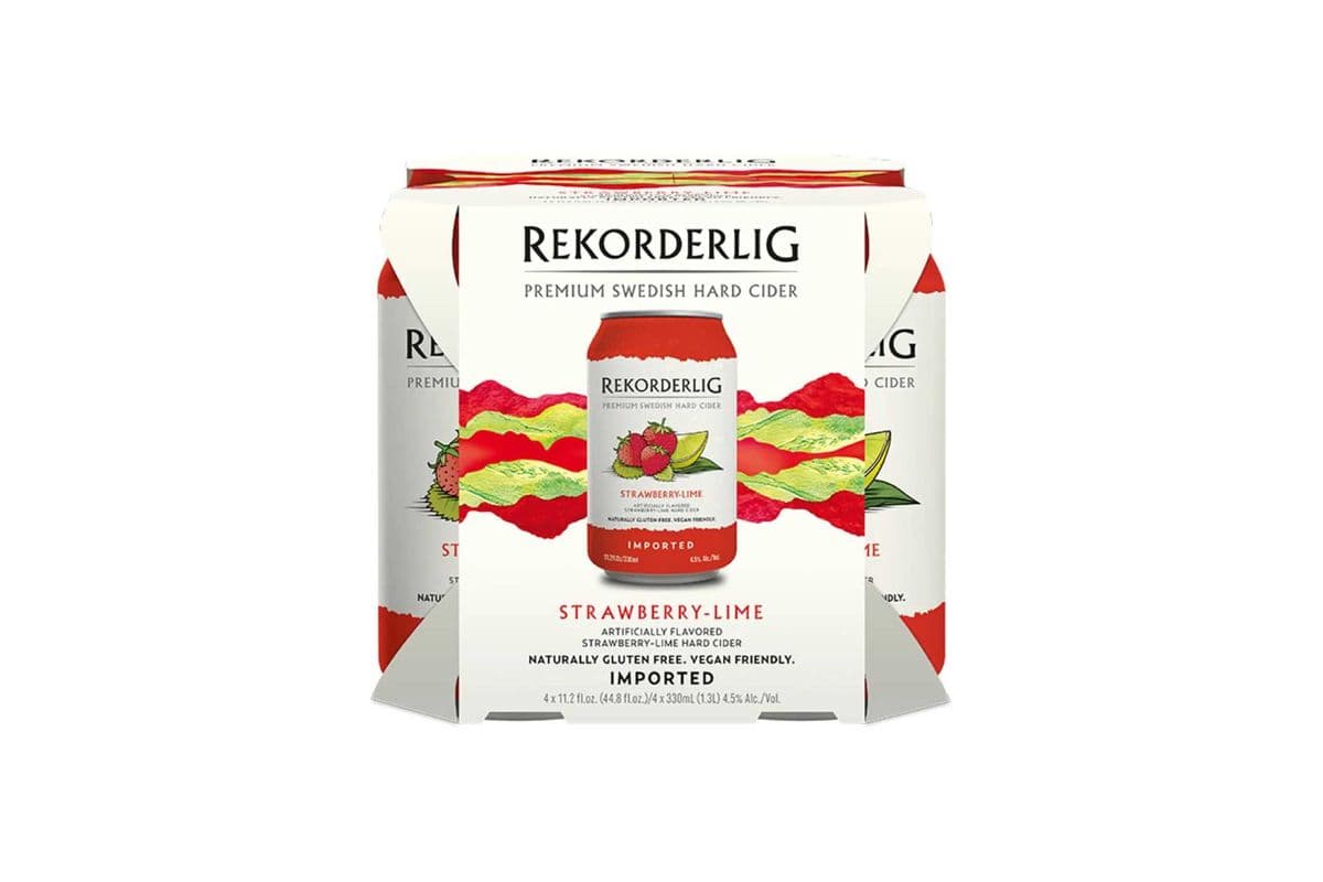 REKORDERLIG STRAWBERRY LIME CIDER 4PK (4 x 355ml)