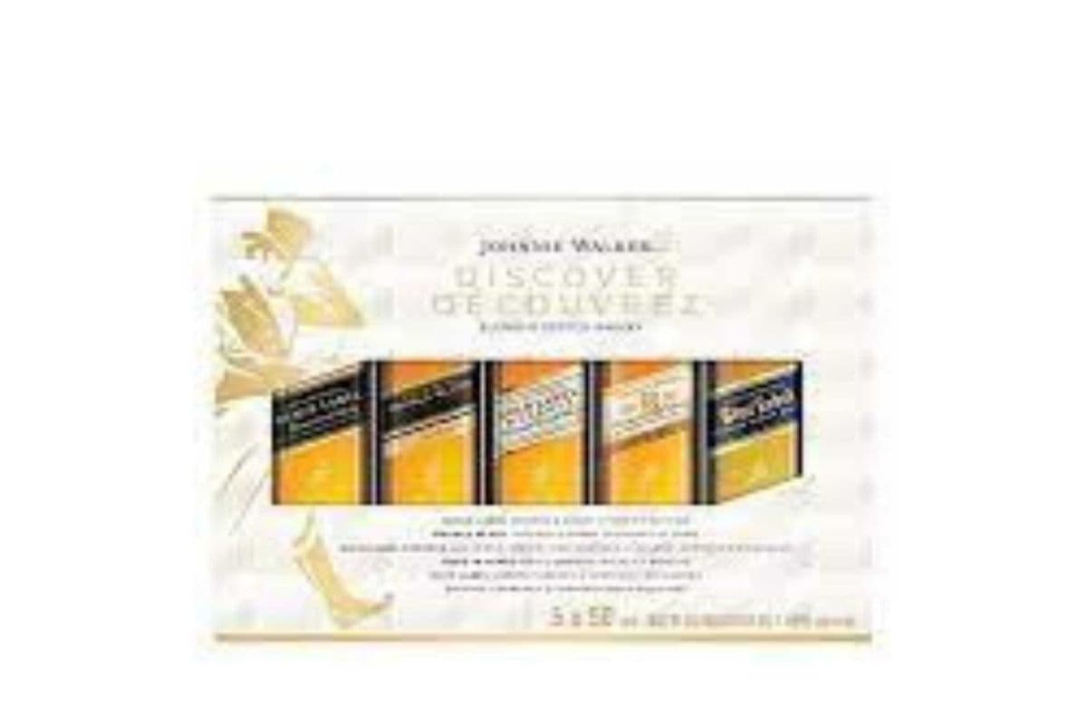 JOHNNIE WALKER DISCOVERY PACK (1 x 5*50 ML ) (5 x 1X5*50ML)