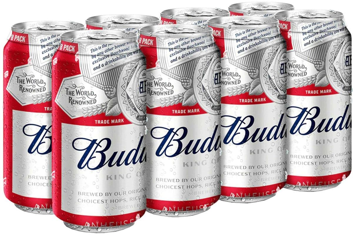 Budweiser (8 Cans) (1 x 355 ml)