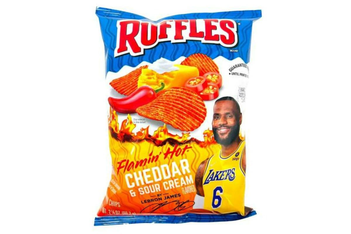 Ruffles Flamin' Hot Cheddar and Sour Cream