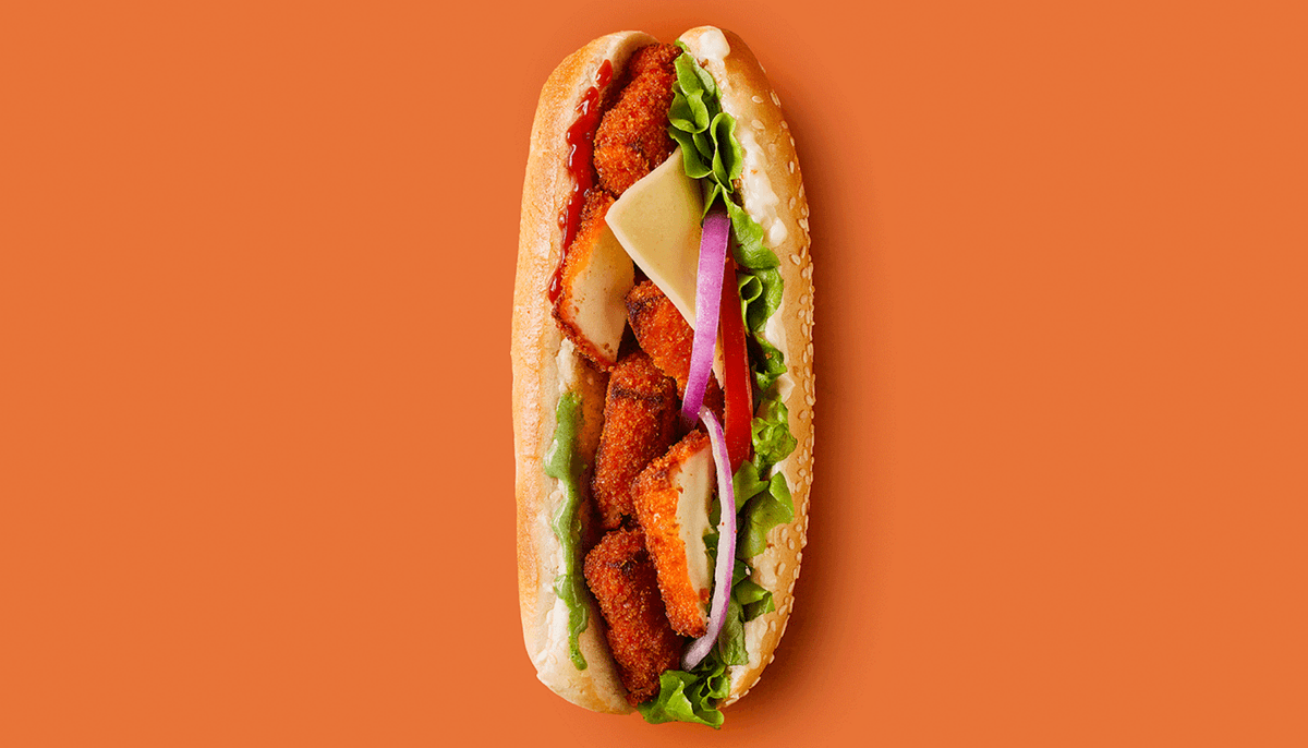 Paneer Hot Dog