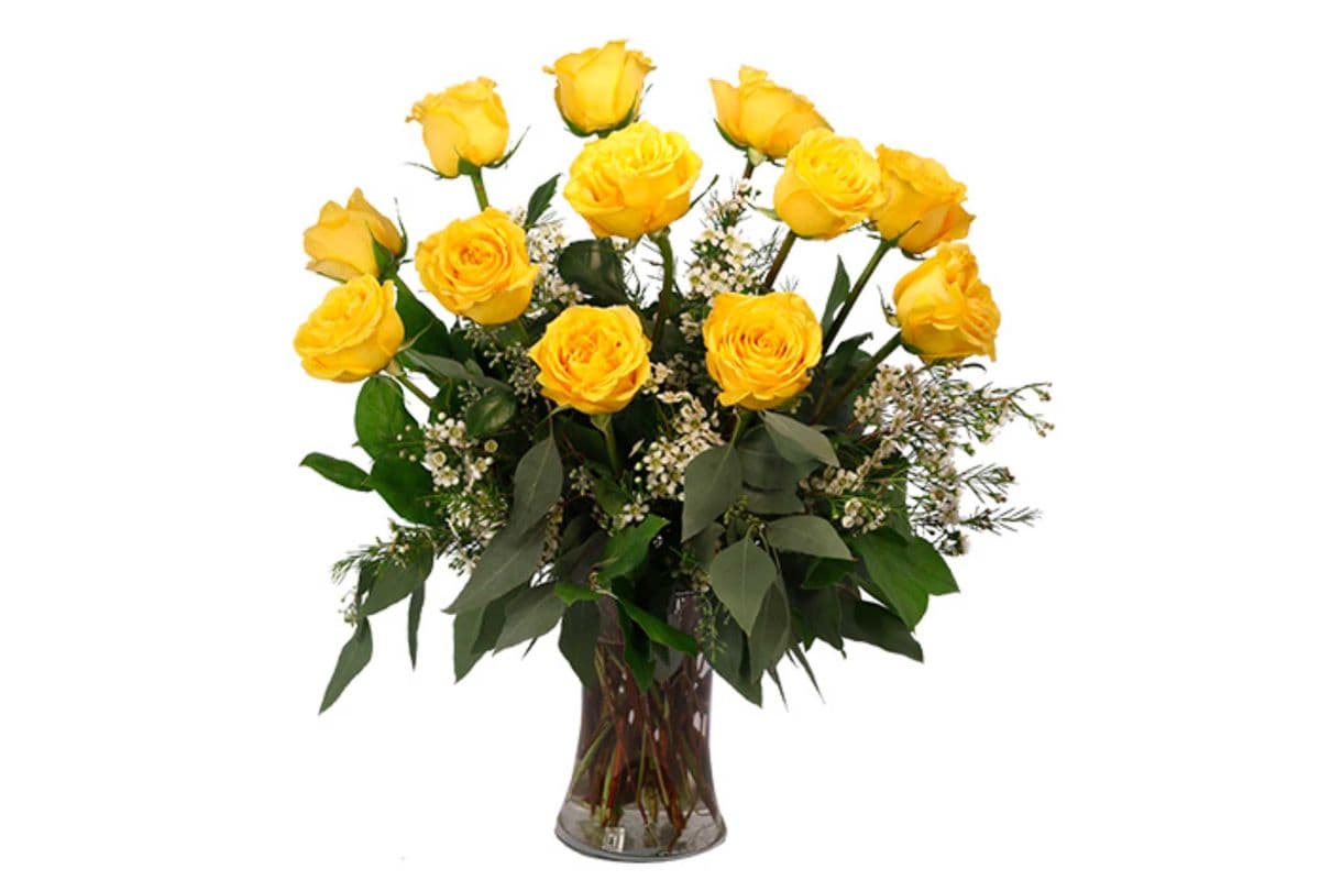 Dozen Yellow Roses